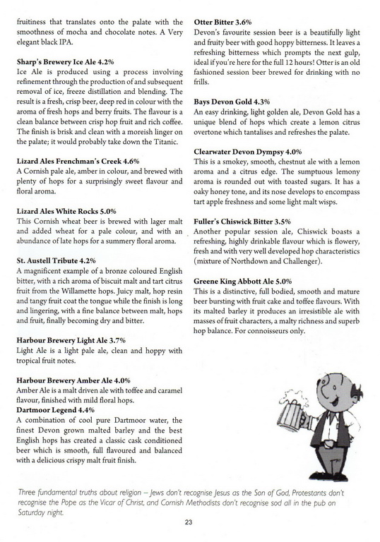 10th (2013) Lostwithiel Charity Beer Festival Programme